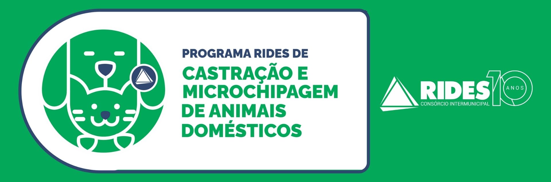 Programa RIDES de Castração e Microchipagem de Animais Domésticos